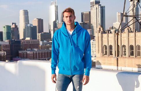 Men's Full Zip Up Ultimate Heavyweight Fleece Hoodie in Saudi Arabia