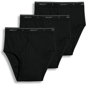 Jockey Men's Underwear Classic Low Rise Brief - 3 Pack
