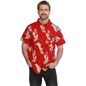Pacific Marlin Men's Short Sleeve Hawaiian Woven Shirt in Saudi Arabia