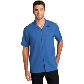 Port Authority Short Sleeve Performance Staff Shirt W400 2XL True Blue in Kuwait