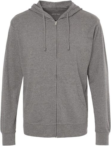 Men's Lightweight Jersey Hooded Full-Zip T-Shirt Hoodies in Sizes XS-2XL in Saudi Arabia
