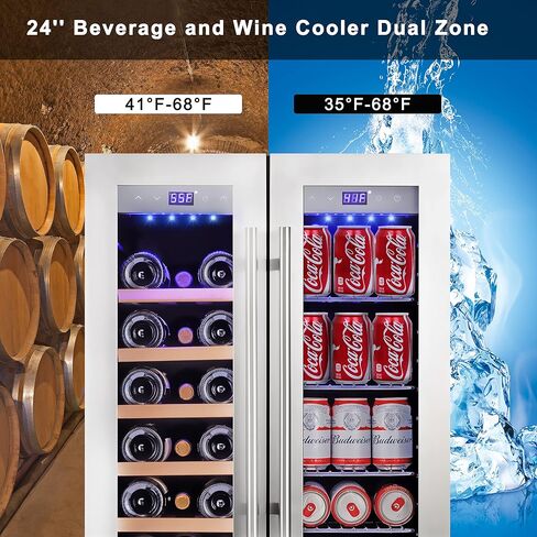 Cobalance Wine Chiller Electric, Wine Chillers Bucket for 750ml Red & White Wine or Some Champagne,Stainless Steel Single Bottle Iceless Wine Cooler,Kitchen Bar RV Wine Accessory,Gift for Wine Lovers in Kuwait
