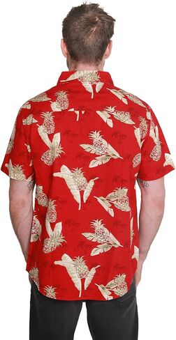 Pacific Marlin Men's Short Sleeve Hawaiian Woven Shirt in Saudi Arabia
