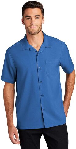 Port Authority Short Sleeve Performance Staff Shirt W400 2XL True Blue in Kuwait