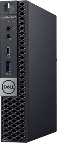 Dell Optiplex 7060 Micro MFF Desktop PC Intel i7-8700T 6-Cores 2.40GHz 16GB DDR4 128GB M.2 NVMe SSD(Boot)256GBSSD, WiFi BT HDMI,Windows 10 Pro (Renewed) ¦ in Saudi Arabia