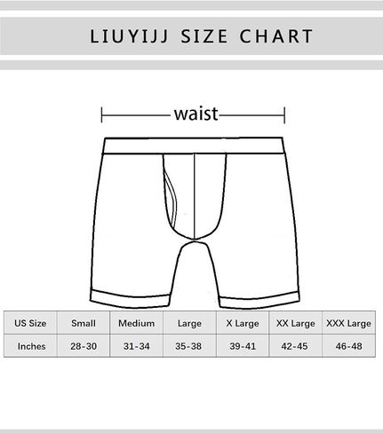 LIUYIJJ，Men's Trunks Underwear Cotton soft Boxer Briefs Short Leg Comfortable health Underpants 6 Pack in Saudi Arabia
