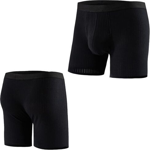 LIUYIJJ，Men's Trunks Underwear Cotton soft Boxer Briefs Short Leg Comfortable health Underpants 6 Pack in Saudi Arabia