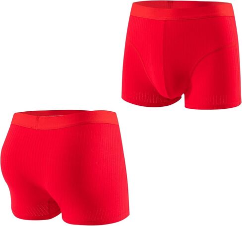 LIUYIJJ，Men's Trunks Underwear Cotton soft Boxer Briefs Short Leg Comfortable health Underpants 6 Pack in Saudi Arabia