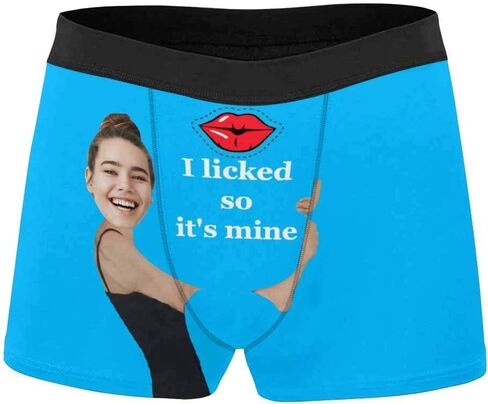 Custom Multi Men's Funny Face Boxer Shorts Underpants Briefs with Photo(XS-XXXL) in Kuwait