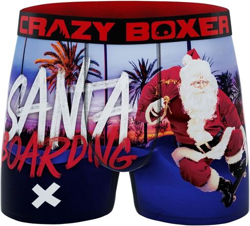 سراويل داخلية بوكسر CRAZY BOXER Holidays X1 in Kuwait