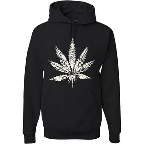 Men's Pot Leaf Hoodie Marijuana Cannabis Graphic Hooded Sweatshirt in Saudi Arabia