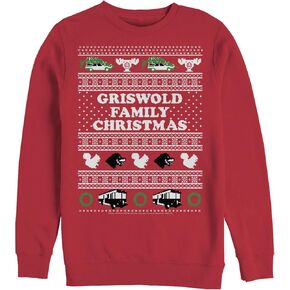 Fifth Sun National Lampoon's Vacation Griswold Family Christmas Ugly Sweater Mens Pullover Crew Fleece in Saudi Arabia