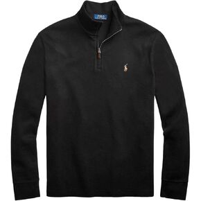 Polo RL Men's Big and Tall Half Zip Mock Sweatshirt