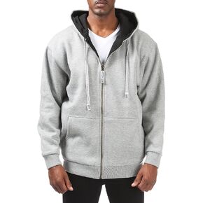 Pro Club Men's Full Zip Reversible Fleece and Thermal Hoodie in Saudi Arabia