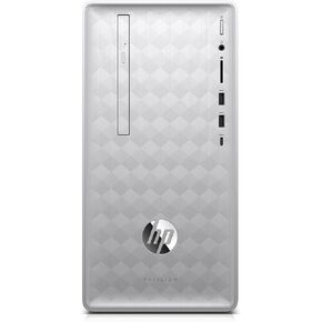 HP Pavilion Desktop Computer, Intel Core i3-8100, 8GB RAM, 1TB hard drive, Windows 10 (590-p0030, Silver) in Saudi Arabia