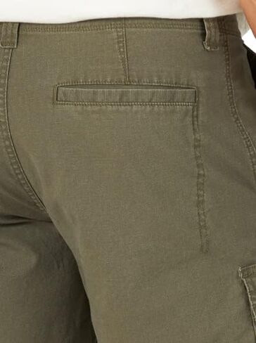 Wrangler Men's Relaxed Fit Cargo Shorts with Stretch Olive Green 36 in Saudi Arabia