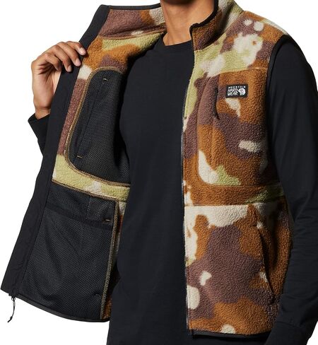 Mountain Hardwear Men's HiCamp Fleece Vest for Hiking, Travel, Backpacking, and Everyday Wear in Saudi Arabia