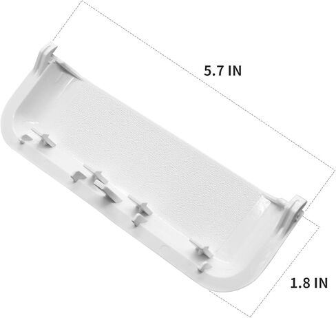 Unbreakable W10714516 W10861225 Dryer Door Handle Replacement Part by Sikawai Compatible with Whirlpool Amana Crosley Dryers-Replaces AP5999398,PS11731583,W10861225VP in Saudi Arabia
