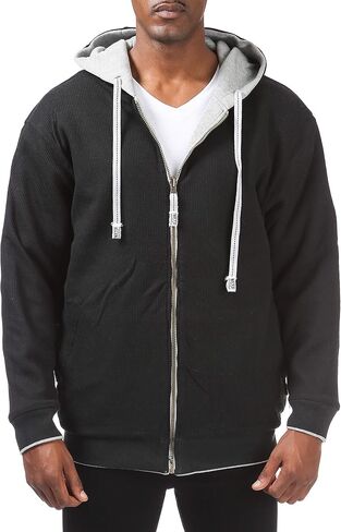 Pro Club Men's Full Zip Reversible Fleece and Thermal Hoodie in Saudi Arabia