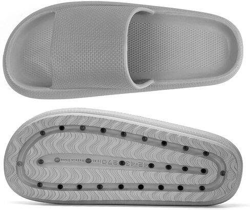 Happy Lily Shower Shoes Men & Women Non Slip, Supper Soft Open Toe House Slippers Shower Sandals, Bedroom Slippers for Women and Men in Kuwait