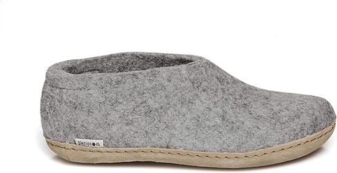 Glerups Wool Shoe Leather Outsole Grey EU 39 (US Women's 8.5-9) Medium in Kuwait