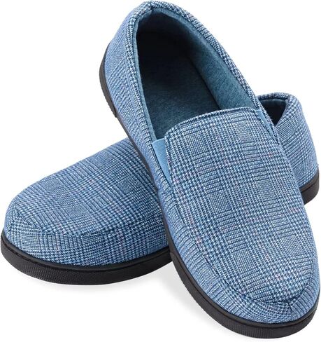 Zizor Men's Lightweight House Slipper with Memory Foam, Cozy Closed Back Bedroom Slipper for Indoor Outdoor, Gift for Father/Dad in Kuwait