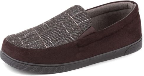 Zizor Men's Lightweight House Slipper with Memory Foam, Cozy Closed Back Bedroom Slipper for Indoor Outdoor, Gift for Father/Dad in Kuwait