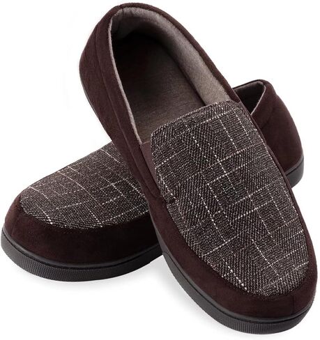 Zizor Men's Lightweight House Slipper with Memory Foam, Cozy Closed Back Bedroom Slipper for Indoor Outdoor, Gift for Father/Dad in Kuwait