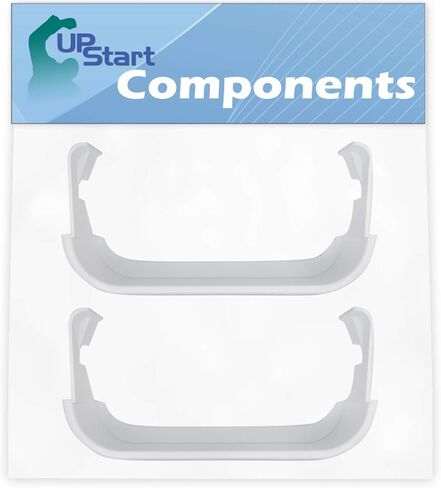 2-Pack 240351601 Refrigerator Freezer Door Bin Side Shelf Replacement for Frigidaire FRS26KF6CB2 Refrigerator - Compatible with 240351601 Door Bin - UpStart Components Brand in Saudi Arabia