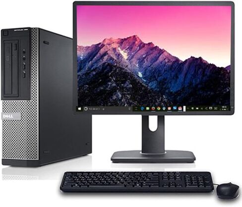 Dell Optiplex 390 Desktop Computer i3 3.2GHz 4GB RAM 500GB HD Windows 10 Home w/19 LCD Bundle-WiFi Adapter, Keyboard and Mouse in Saudi Arabia