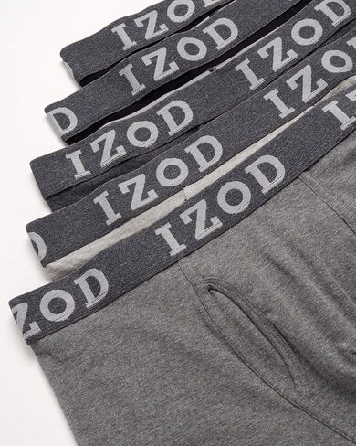 IZOD Men’s Underwear – Cotton Stretch Boxer Briefs with Functional Fly (10 Pack) in Saudi Arabia