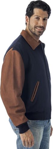 REED Men's Tall Executive Varsity Jacket Union Made in USA in Kuwait