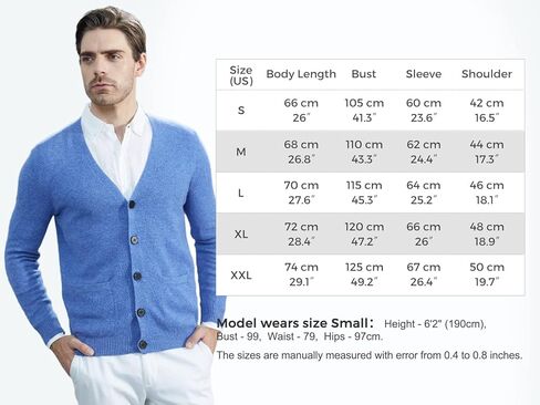 سترة كاردياجن للرجال من LINY XIN برقبة على شكل حرف v 100% صوف ميرينو خريف شتاء دافئ ناعم بلوفر مغزول سترة بأكمام طويلة in Kuwait