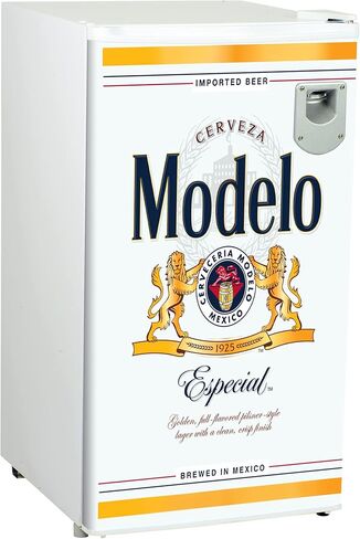 Modelo Compact Fridge with Bottle Opener, 90 L/ 95 Quart 3.2 Cubic Foot for Snacks,Beverages, Juice, Beer, Den, Dorm, Office, Games Room, or RV in Saudi Arabia