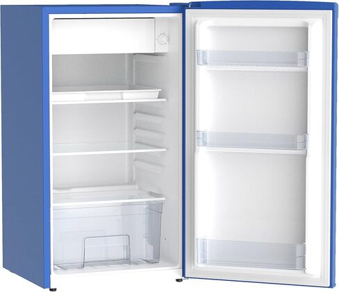 Avanti RMRS31X1B-IS Retro Mini Fridge for Home Office or Dorm, Manual Defrost and Adjustable Temperature, 3.1 Cu.Ft, Black in Saudi Arabia