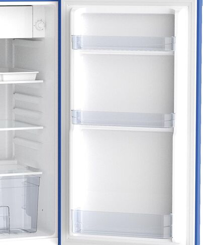 Avanti RMRS31X1B-IS Retro Mini Fridge for Home Office or Dorm, Manual Defrost and Adjustable Temperature, 3.1 Cu.Ft, Black in Saudi Arabia