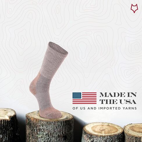 Fox River Steel Toe Crew Cut Work Socks for Men and Women 2 Pack Heavyweight Boot Socks with Moisture Wicking Fabric in Saudi Arabia
