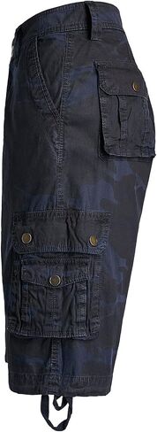 LeeHanTon Men's Cargo Shorts Golf Hiking Cargo Pants Breathable Quick Dry Cotton Short Multi-Pocket in Saudi Arabia