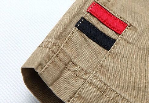 YGT Men's Full Cotton Full Elastic Waist Cargo Performance Baseline Short in Kuwait