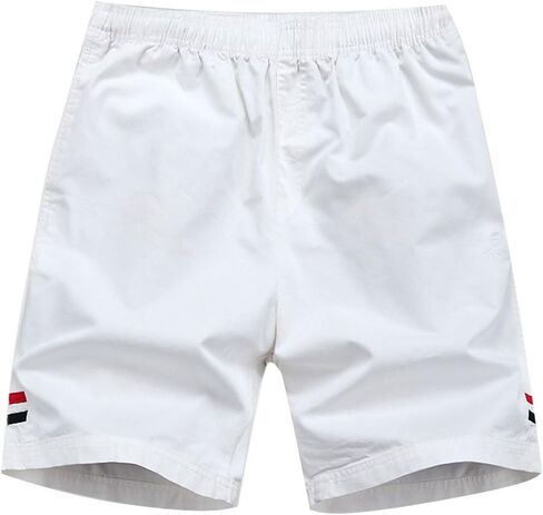 YGT Men's Full Cotton Full Elastic Waist Cargo Performance Baseline Short in Kuwait