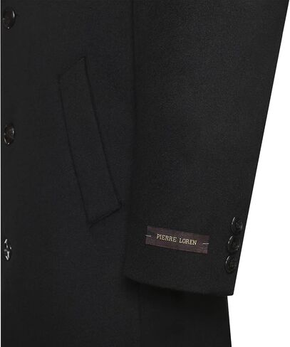 P&L Men‘s Top Coat Premium Wool Blend Overcoat Winter Long Trench Pea Coat For Men in Kuwait