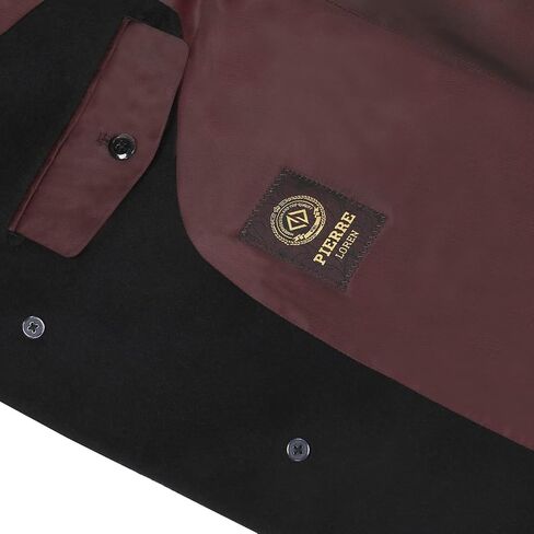 P&L Men‘s Top Coat Premium Wool Blend Overcoat Winter Long Trench Pea Coat For Men in Kuwait