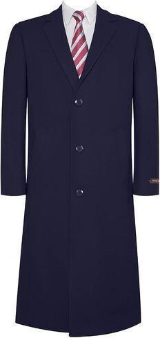 P&L Men‘s Top Coat Premium Wool Blend Overcoat Winter Long Trench Pea Coat For Men in Kuwait