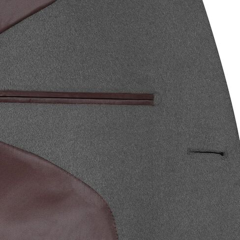 P&L Men‘s Top Coat Premium Wool Blend Overcoat Winter Long Trench Pea Coat For Men in Kuwait