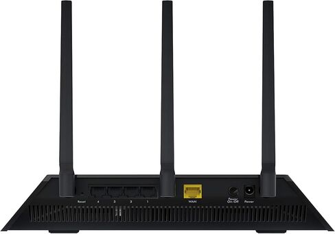 NETGEAR Nighthawk R7350 AC2400 Router: Fast Beamforming Wi-Fi for Gaming, 4K UHD Streaming. 2400Mbps, 2500 Sq Ft, QoS, Dual Core, 2.4 + 5GHz, 5 x GIGABIT + USB 3.0 Port, Smart WiFi Router R7350-NAS in Saudi Arabia