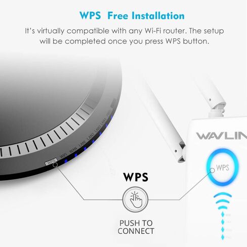 راوتر واي فاي WAVLINK AC1200 ثنائي النطاق 2.4 جيجا/5 جيجا راوتر إنترنت لاسلكي للمنزل، 4 × 5 ديسيبل هوائيات اتجاهية متعددة الاتجاهات لإشارة واي فاي قوية، راوتر جيجابت اللاسلكي يدعم واي فاي الضيوف، WISP ووضع AP in Kuwait