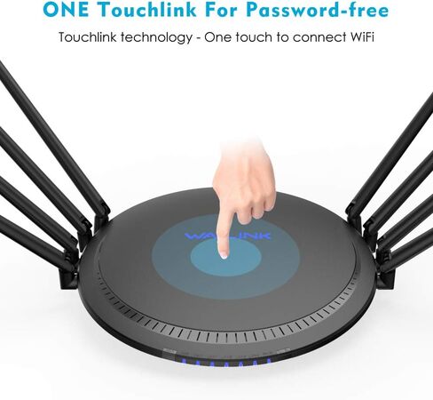 راوتر واي فاي WAVLINK AC1200 ثنائي النطاق 2.4 جيجا/5 جيجا راوتر إنترنت لاسلكي للمنزل، 4 × 5 ديسيبل هوائيات اتجاهية متعددة الاتجاهات لإشارة واي فاي قوية، راوتر جيجابت اللاسلكي يدعم واي فاي الضيوف، WISP ووضع AP in Kuwait