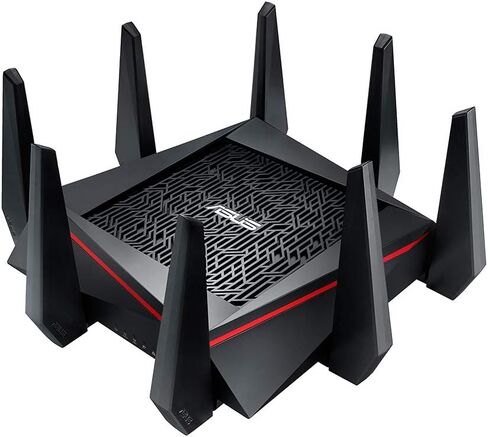 ASUS WiFi Gaming Router (RT-AC5300) - Tri-Band Gigabit Wireless Internet Router, Gaming & Streaming, AiMesh Compatible, Included Lifetime Internet Security, Adaptive QoS, Parental Control, MU-MIMO in Saudi Arabia