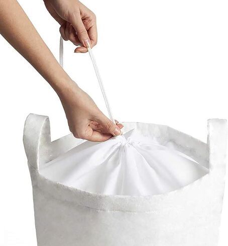 Lunarable Airplane Laundry Bag, Vintage Allied Plane Flying Pattern Cartoon Shark Teeth, Hamper Basket with Handles Drawstring Closure for Laundromats, 13" x 19", Blue White Olive Green in Saudi Arabia