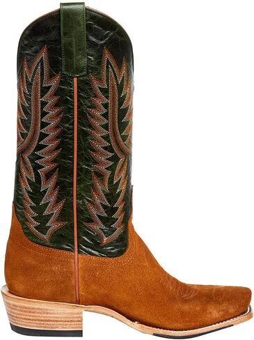 Horsepower HP9500 Men's Top Hand Camel Suede Rough Out 13' Emerald Top Cutter Toe Boot Tan 11.5 D in Saudi Arabia